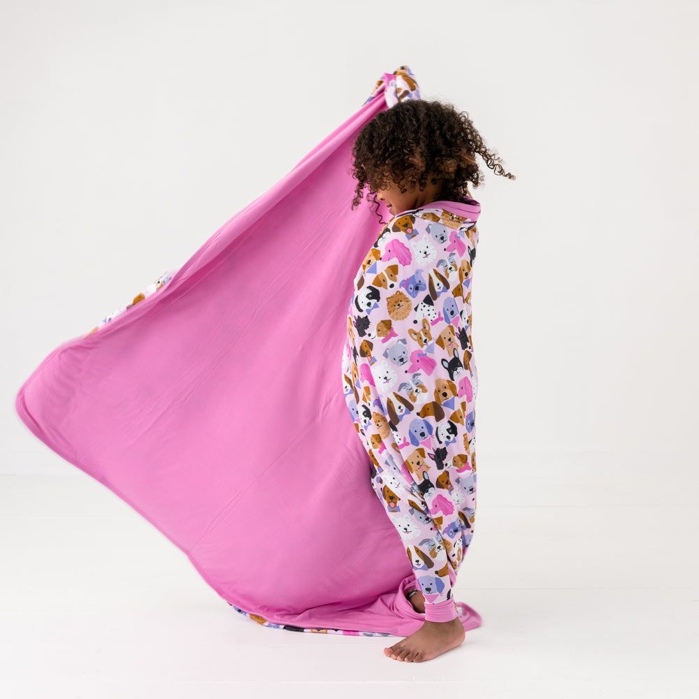 Pink Puppy Parade Large Cloud Blanket®