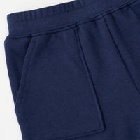 Detail close up of the pocket on Classic Navy Shorts