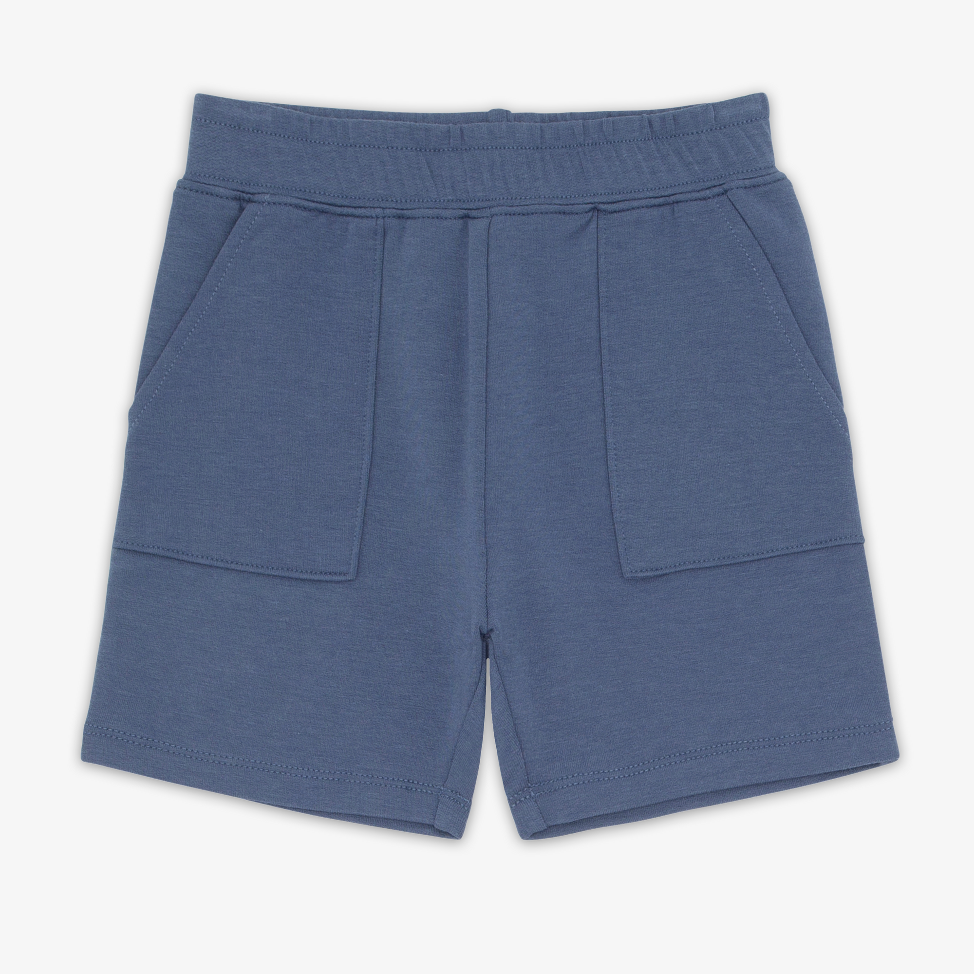 Flat lay image of the Vintage Navy Shorts