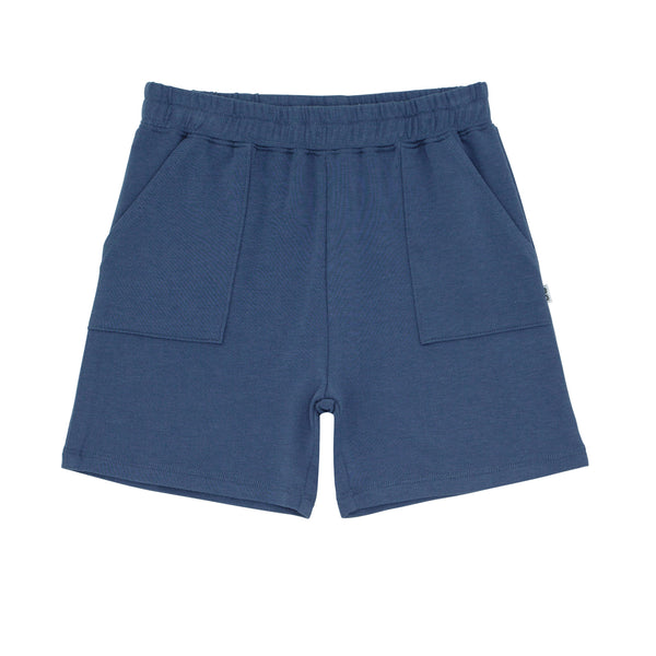 Flat lay image of Vintage Navy shorts