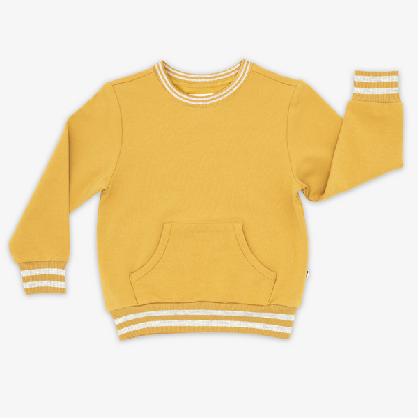 Flat Lay Image of Honey Pocket Crewneck