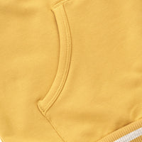 Alternative close up image of the pocket detail on the Honey Pocket Crewneck