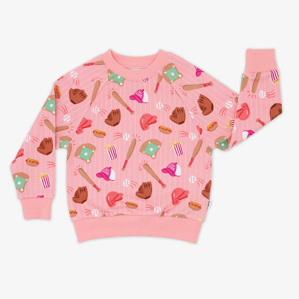 Flat lay image of a Pink All Stars Crewneck Sweatshirt