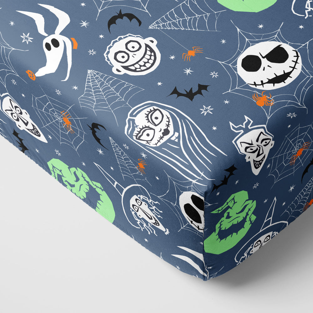 Image of the corner on the Disney Jack & Crew Fitted Crib Sheet