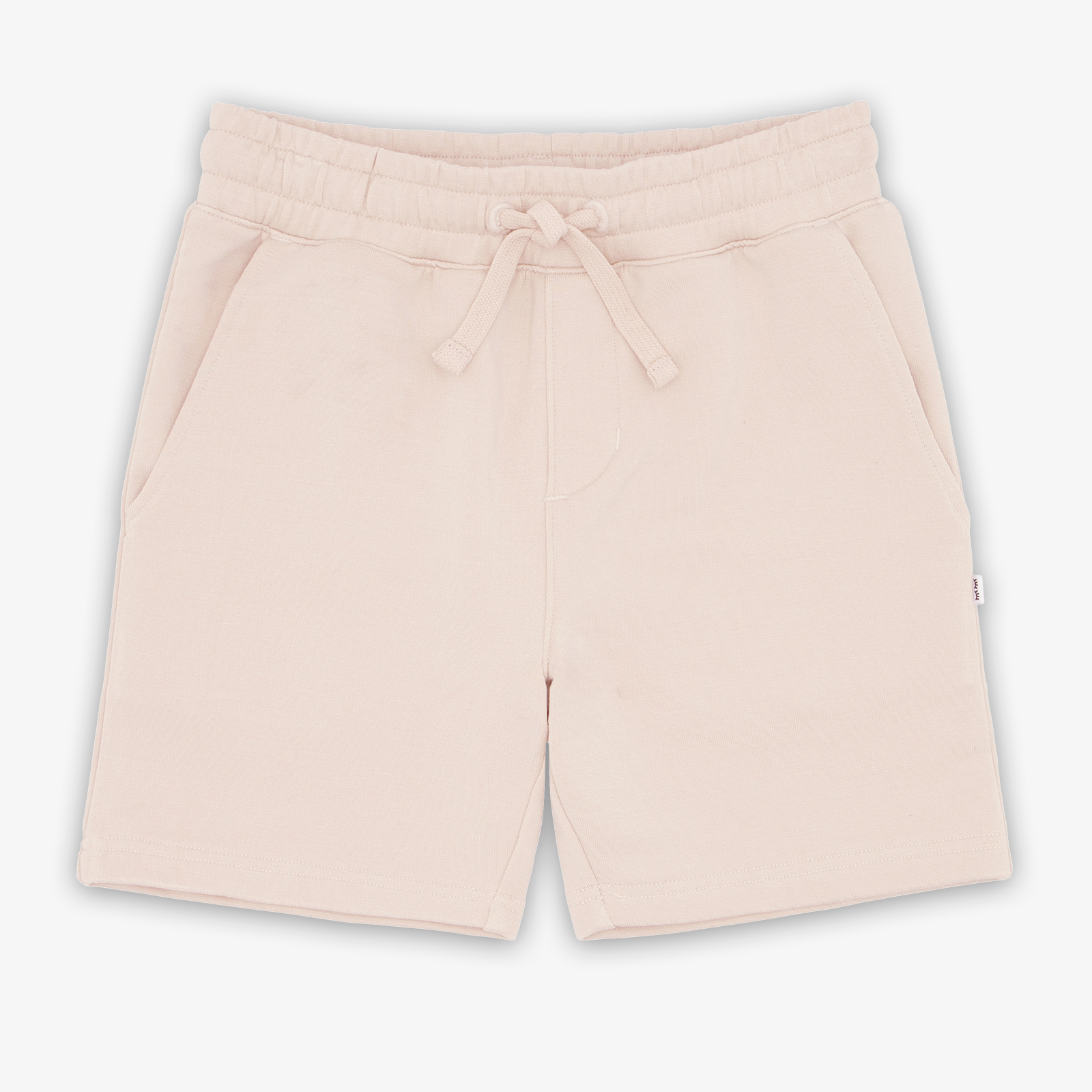 Flat lay image of the Bone Drawstring Shorts