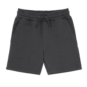 Flat lay image of Black Drawstring Shorts