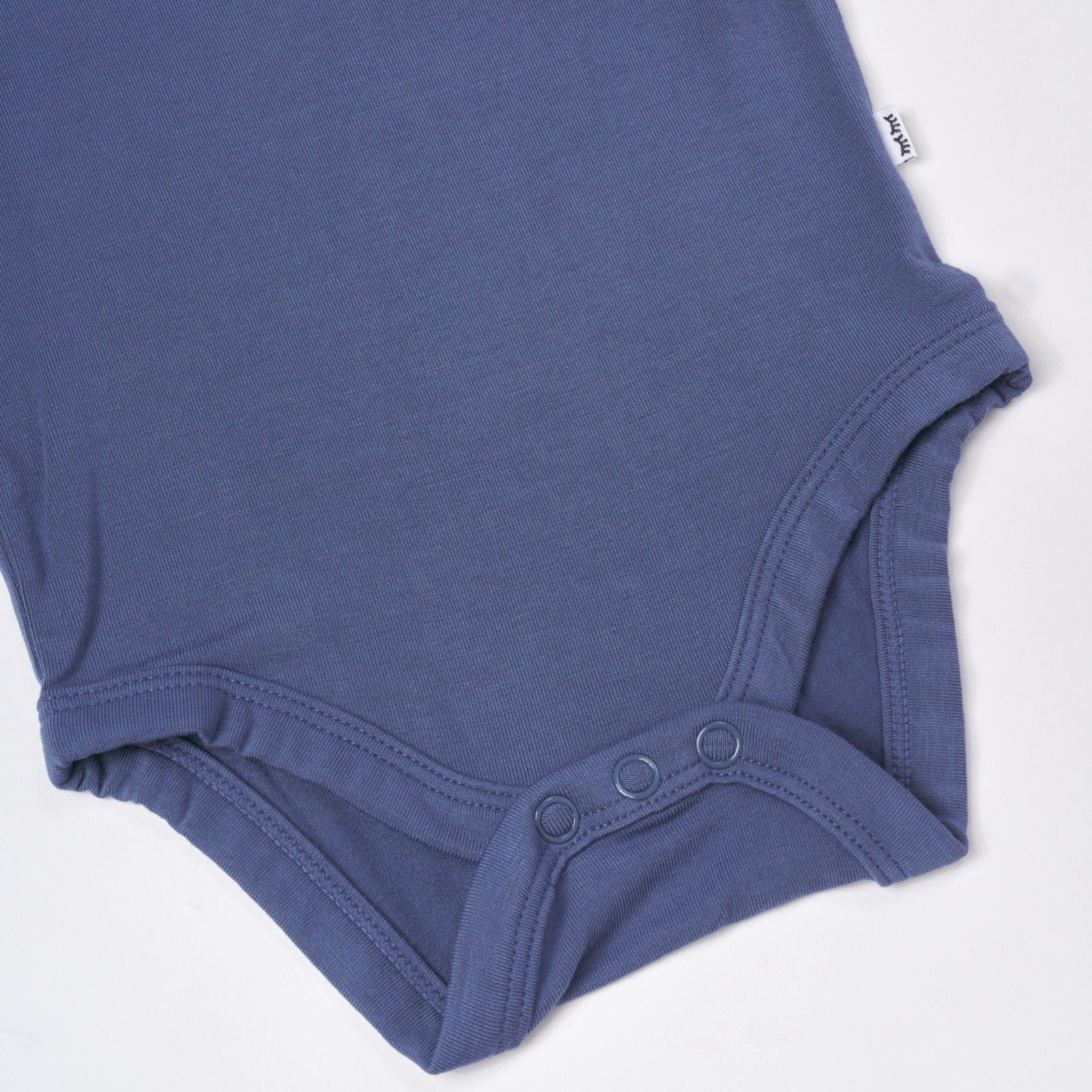 Alternate close up flat lay image of Vintage Navy Colorblock Pocket Bodysuit