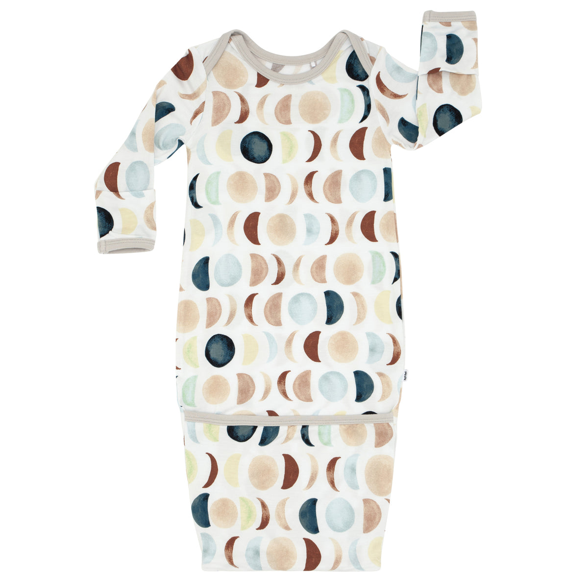 Flat lay of the Luna Neutral Infant Gown