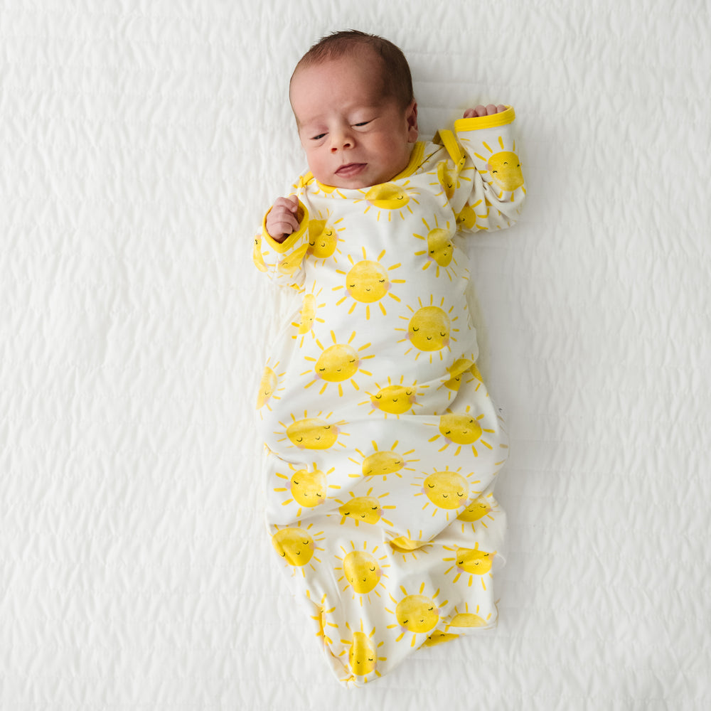 Little Sleepies Sunshine Infant Gown One Size Little Sleepies Sunshine Infant Gown One Size