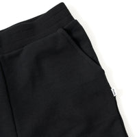 Flat lay image of the pocket detail on the Black Play Jogger