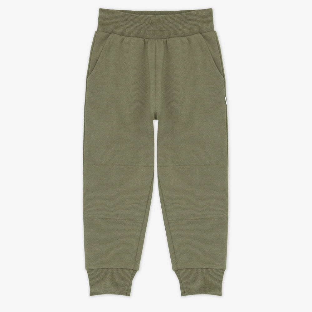 Flat lay image of the Olive Jogger