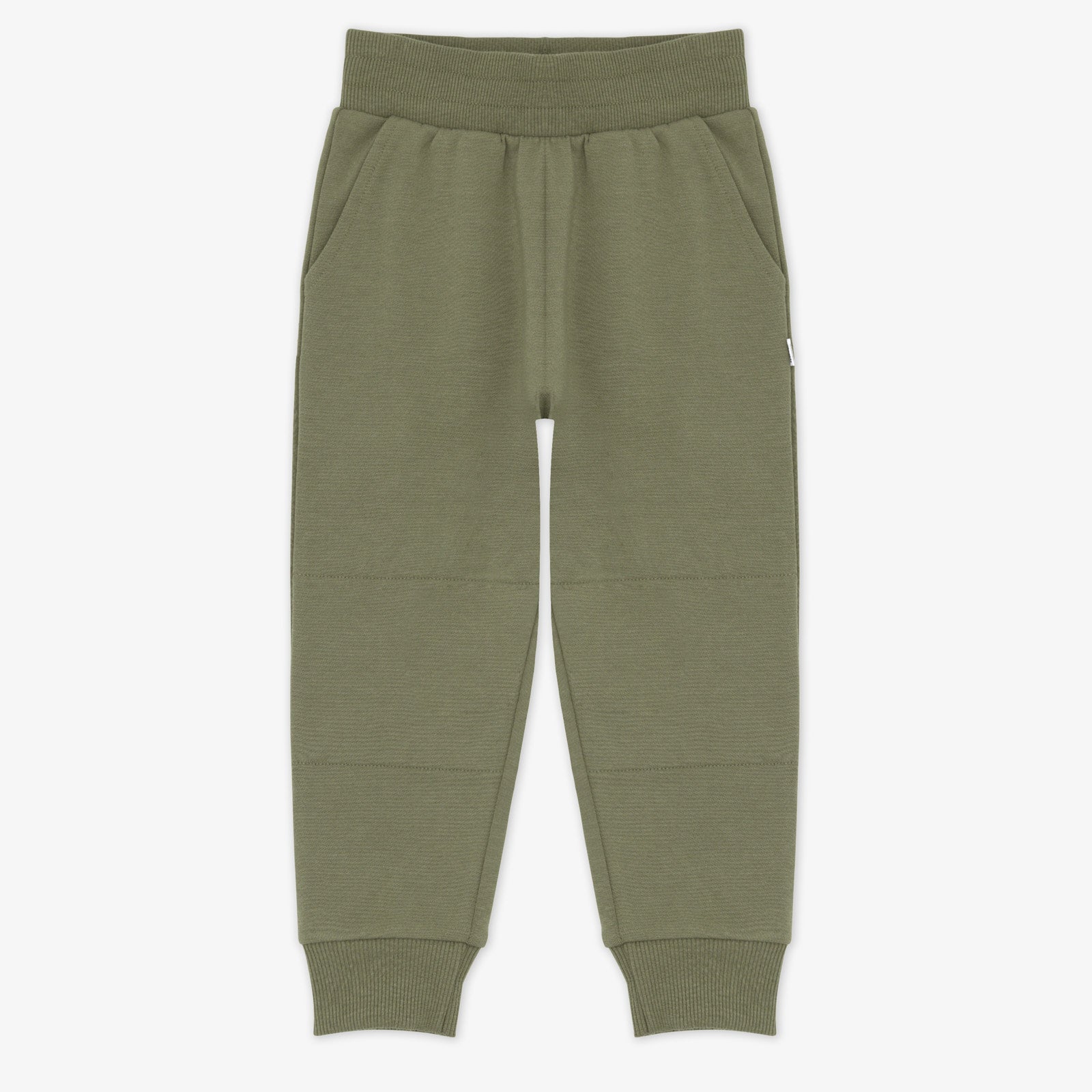 Flat lay image of the Olive Jogger