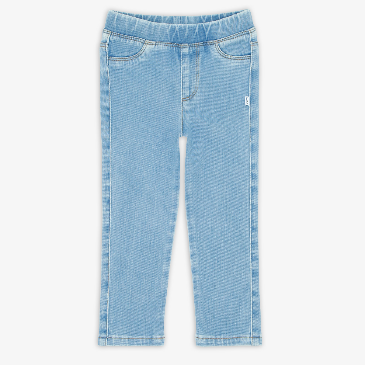 Flat lay of the Light Blue Denim Jegging
