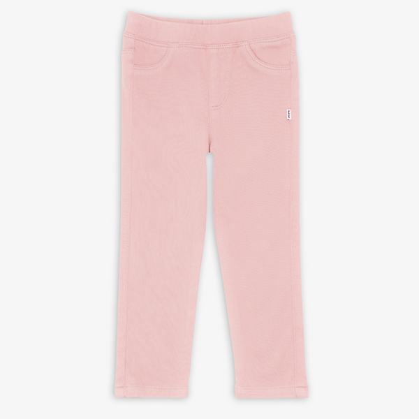 Flat lay image of the Mauve Blush Denim Jegging