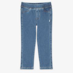 Flat lay image of the Midwash Blue Denim Jegging