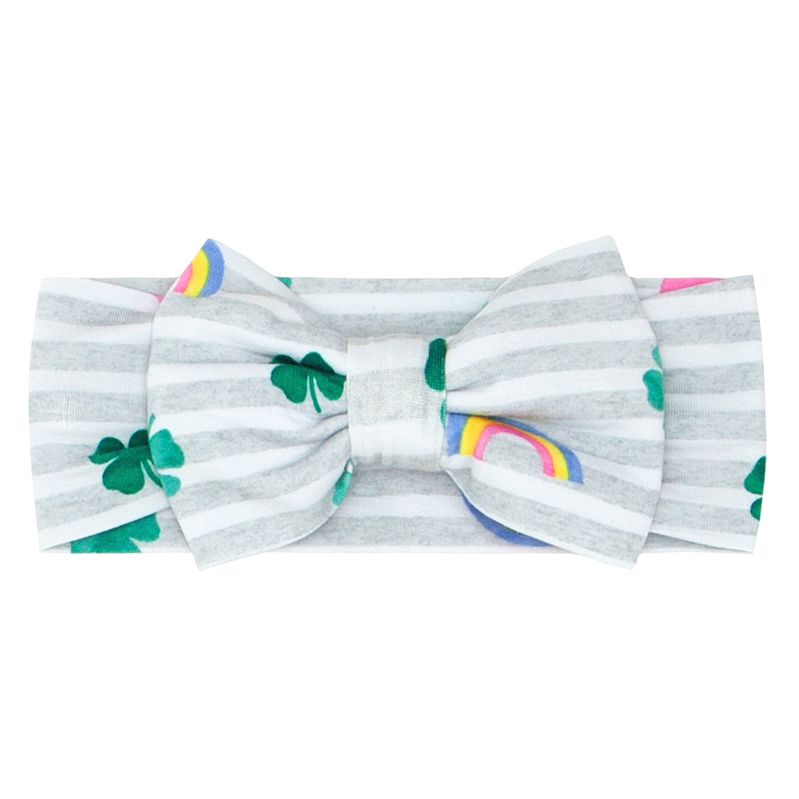 Flat lay image of a Lucky in Love luxe bow headband