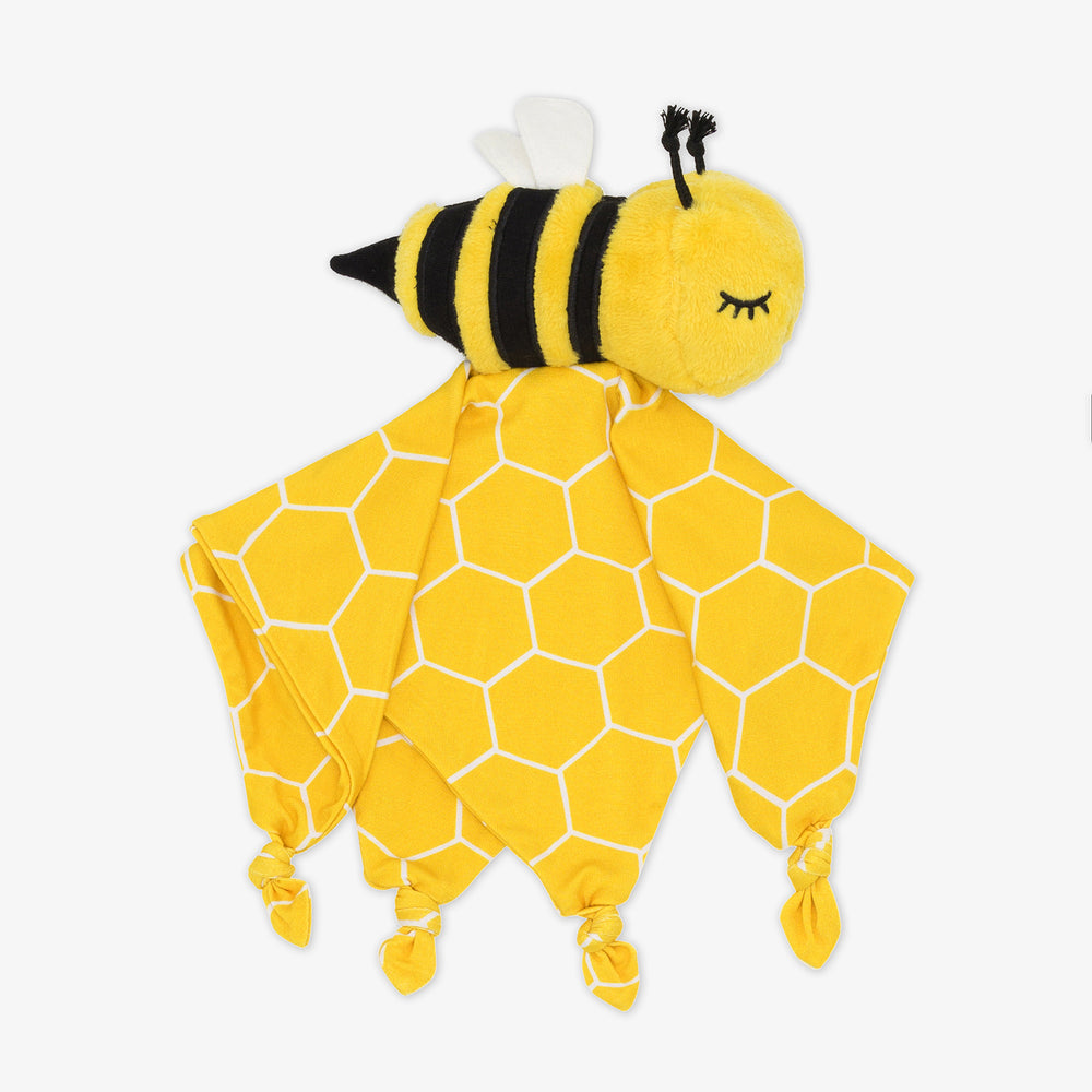 Flat lay image of a Honey the Bumble Bee