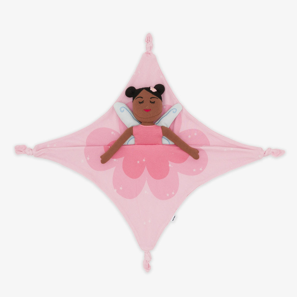 Alternative flat lay image of the Flora the Pink Fairy Sleepyhead Lovey