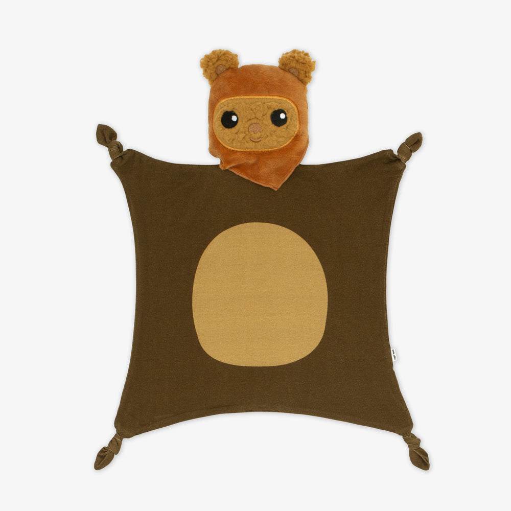 Alternate flat lay image of an Ewok lovey