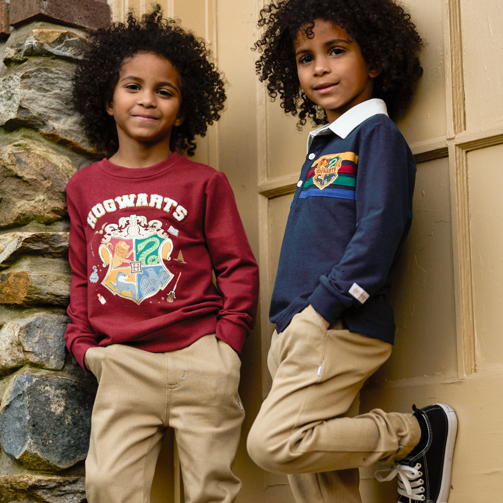 Alternate image of two children wearing Harry Potter Play clothes