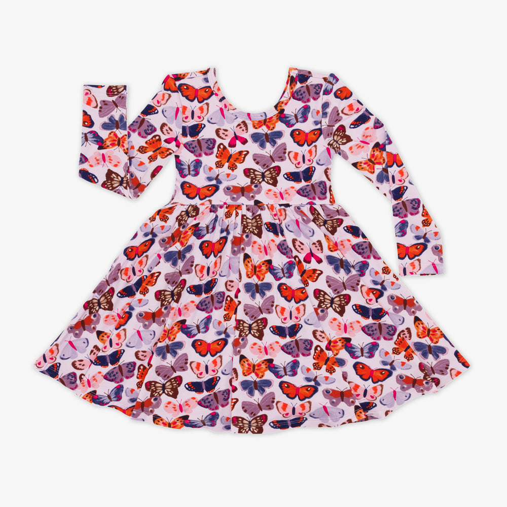 Flat lay image of the Butterfly Kisses Twirl Dress