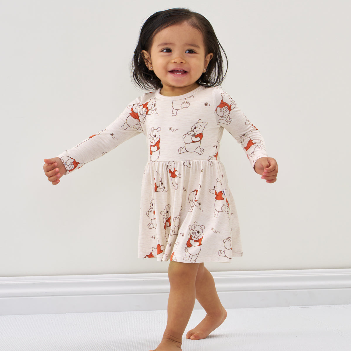 Disney Winnie the Pooh Twirl Dress with Bodysuit - Little Sleepies