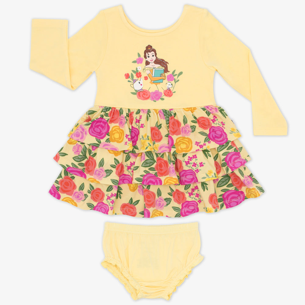 Disney Princess Belle Tiered Dress with Bloomer