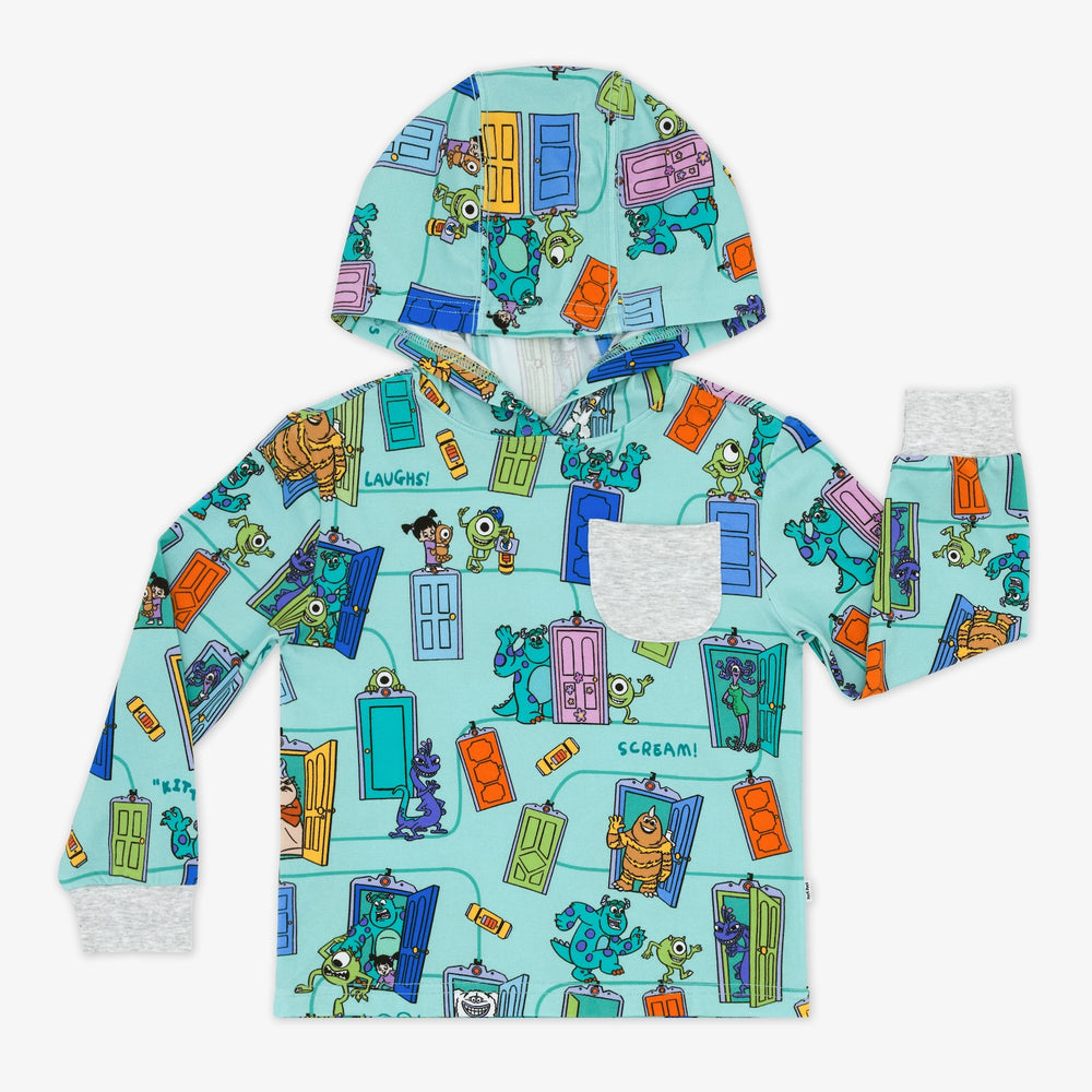 Flat lay image of the Disney Monsters, Inc. Scream Team Hooded Tee