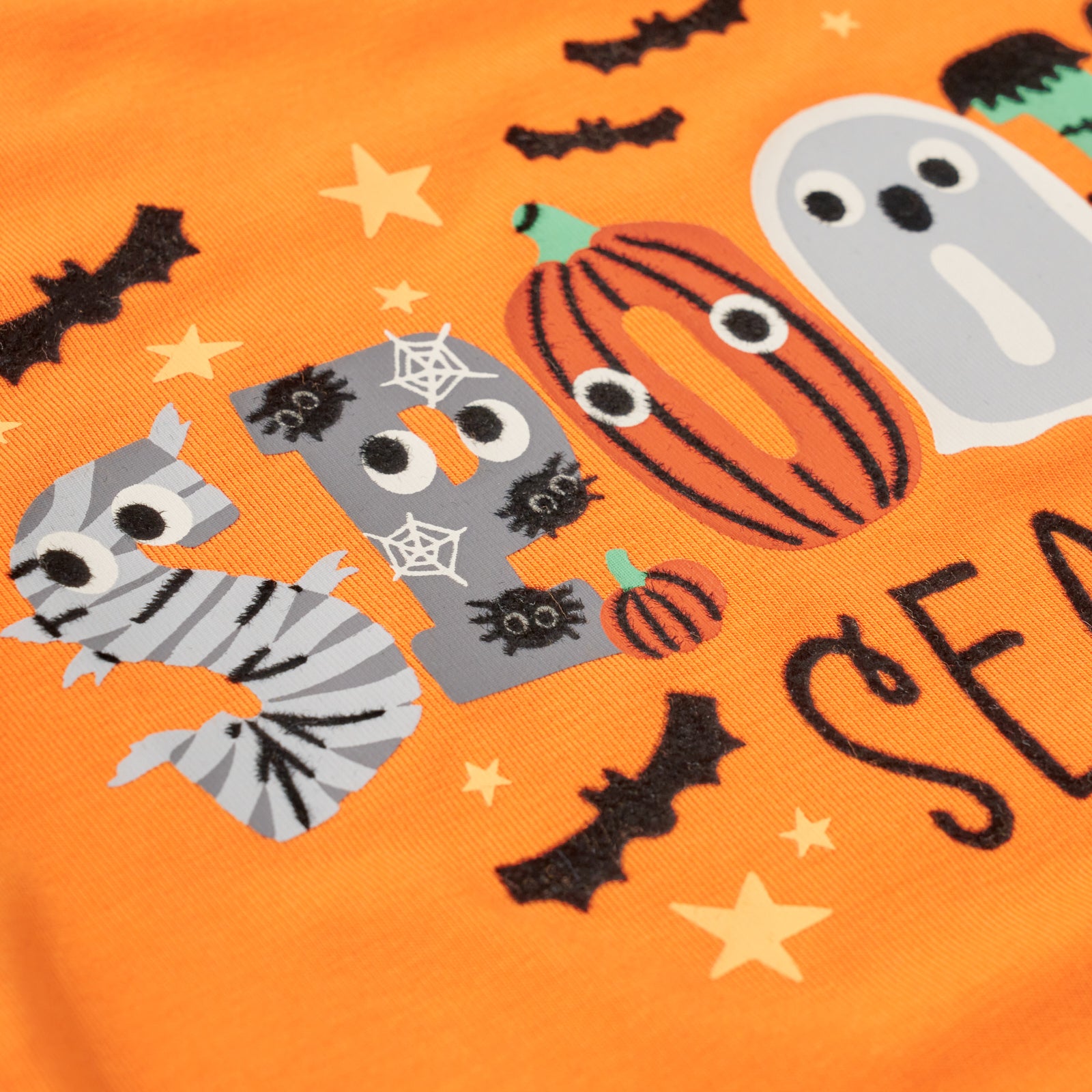 Alternative close up image of the graphic on the spooky-season-graphic-tee