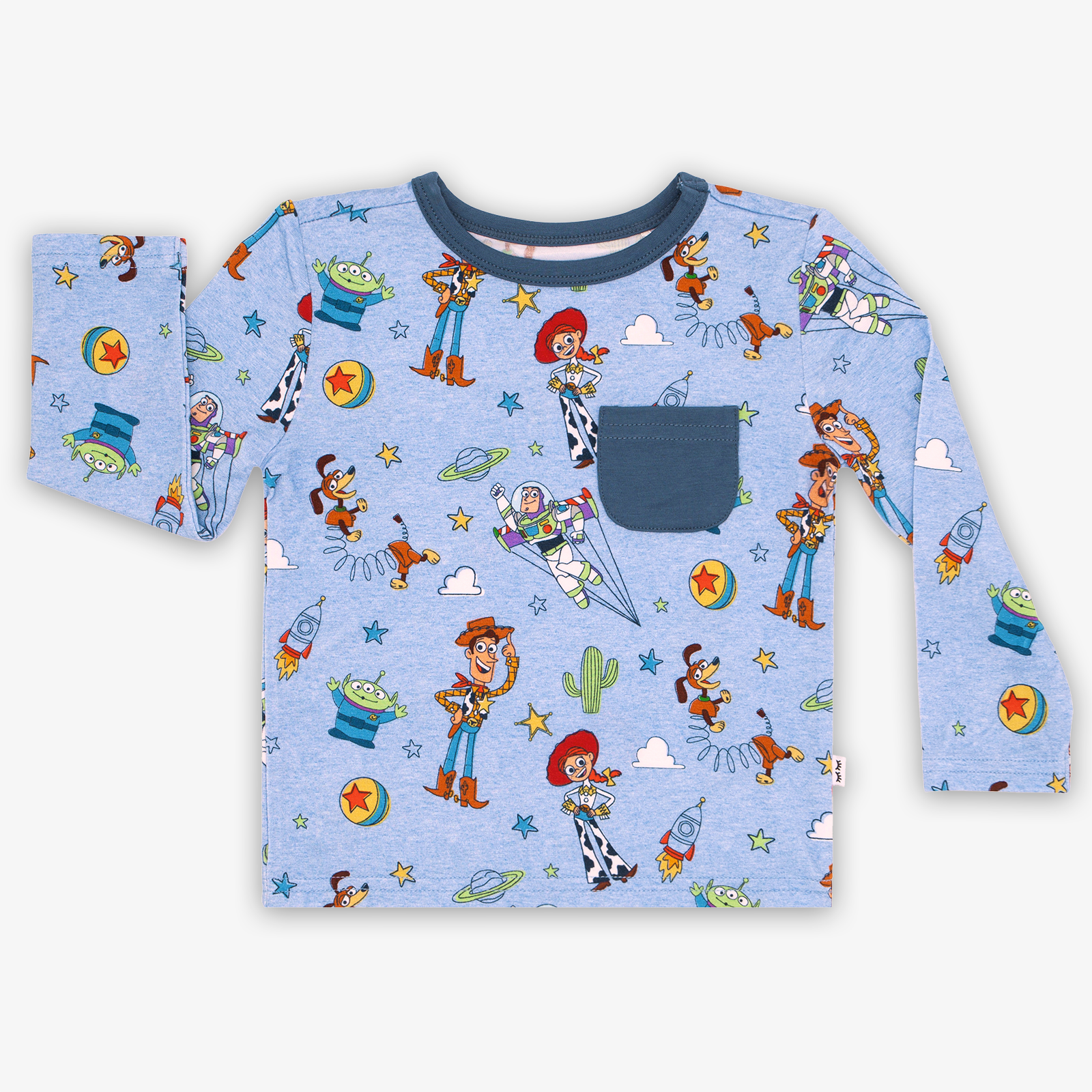 Flat lay image of the Disney Pixar Toy Story Pals Pocket Tee