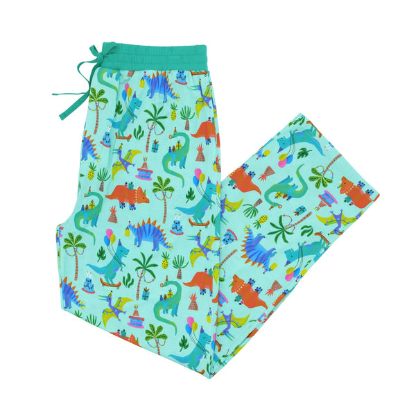 Laydown of Prehistoric Party Men's Pajama Pants