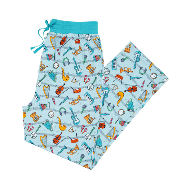 Flat lay image of Play Along men's pajama pants