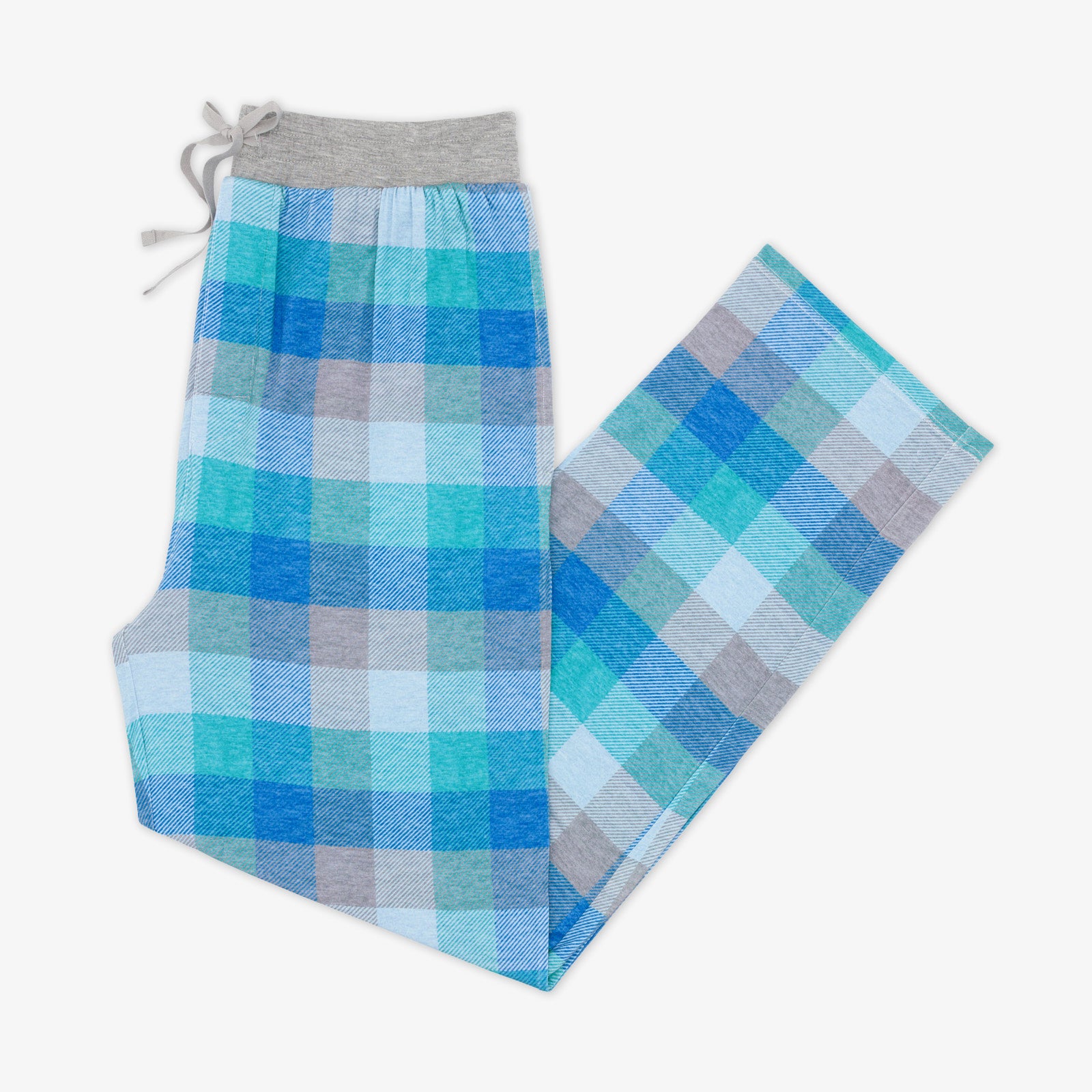 Flat lay image of men's Arctic Plaid pj pants