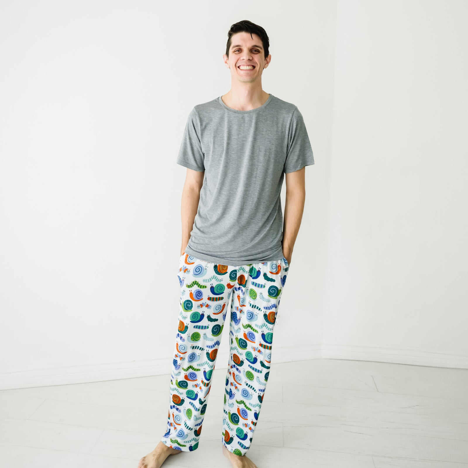 Inchin' Along Men's Pajama Pants - Little Sleepies