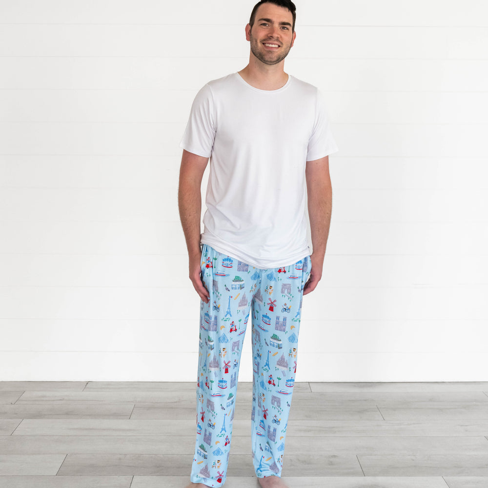 Alternative image of the Blue Weekend in Paris Men's Pajama Pants