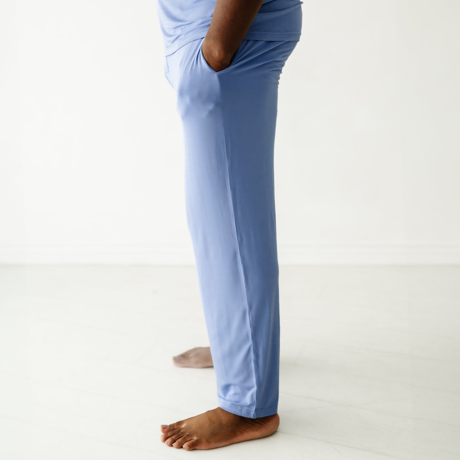 Profile image of a man wearing Slate Blue men's pajama pants