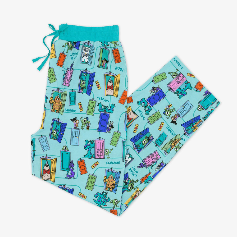 Flat lay image of the Disney Monsters, Inc. Scream Team Men's Pajama Pants