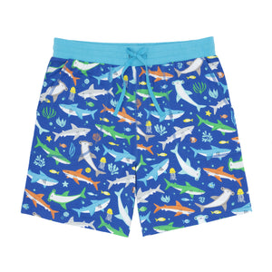 Flat lay image of Rad Reef men's pajama shorts