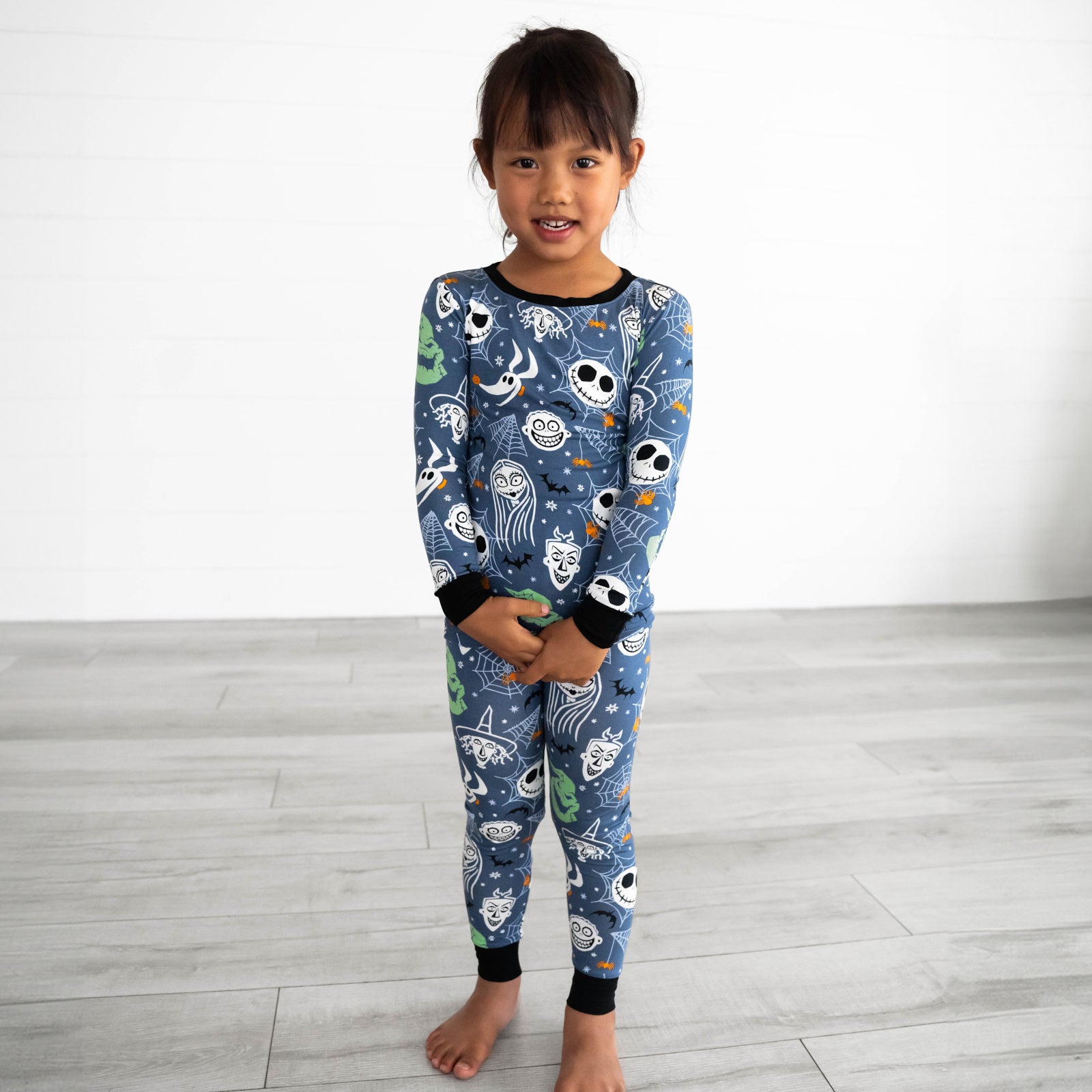 Child wearing the Disney Jack & Crew Two-Piece Pajama Set