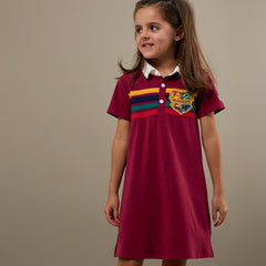 Image of a child wearing a Harry Potter Rugby Dress