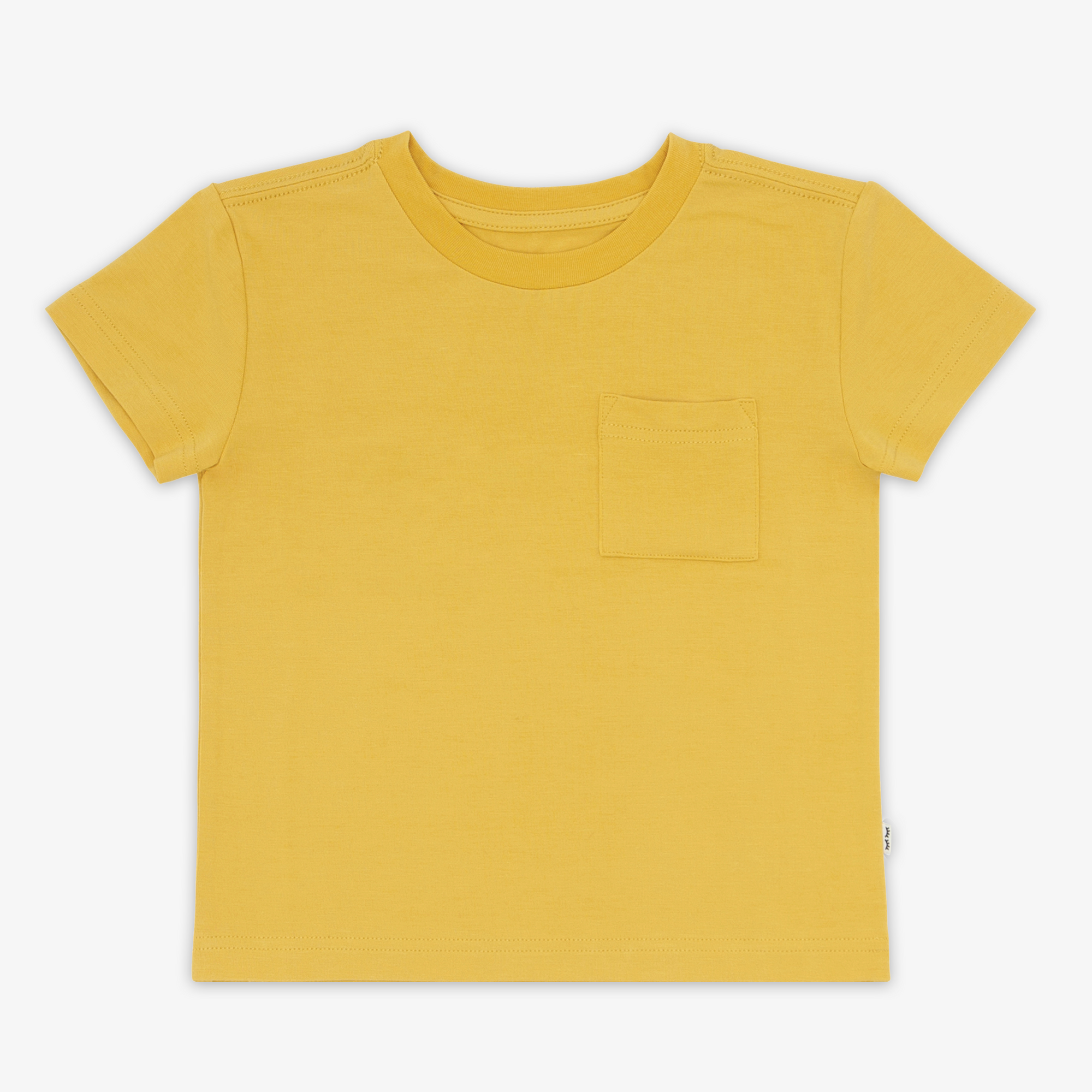 Flat lay image of the Honey Relaxed Pocket Tee
