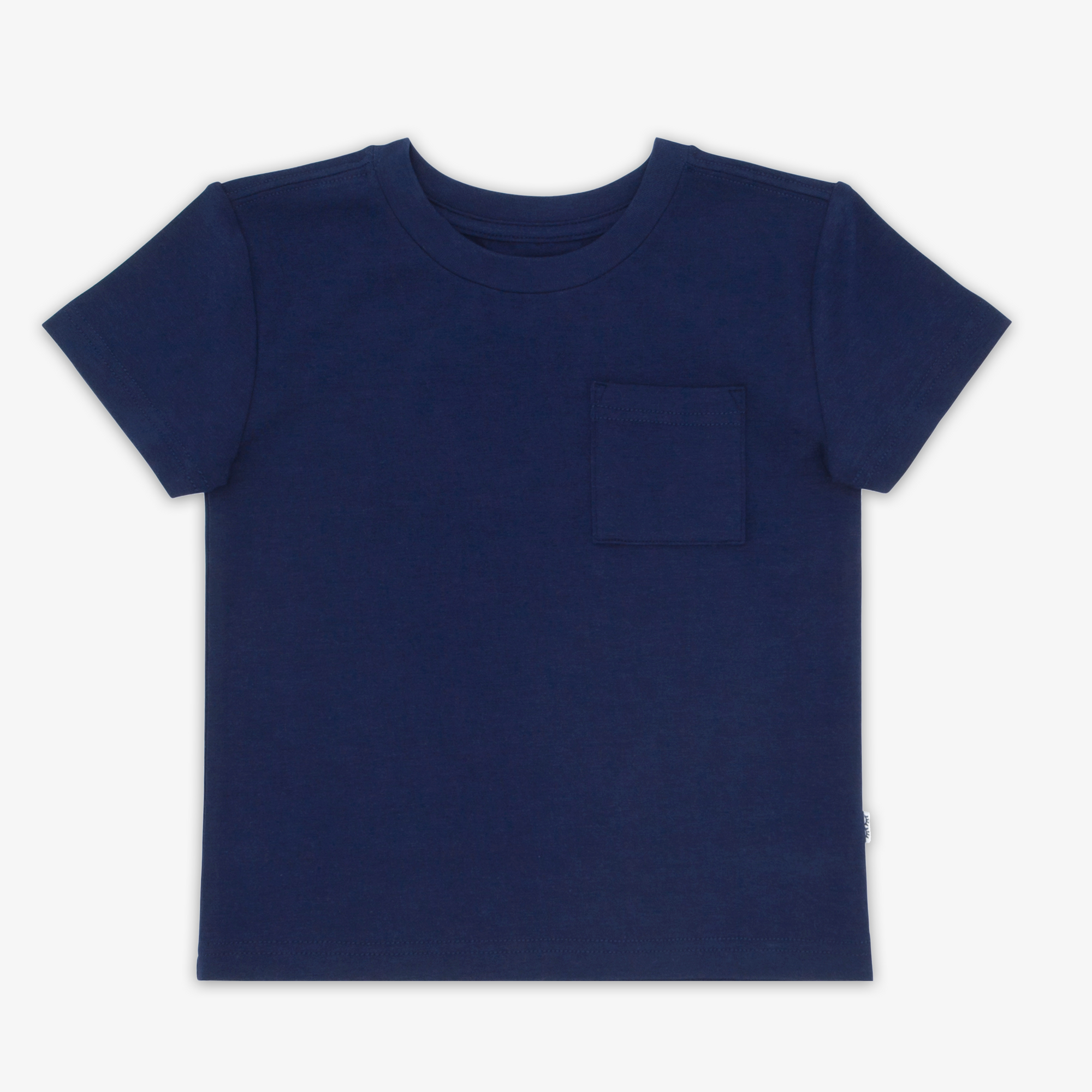 Flat lay image of the Classic Navy Short Sleeve Relaxed Pocket Tee