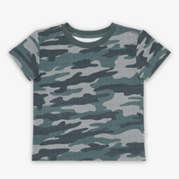Flat lay image of the Vintage Camo Relaxed Tee