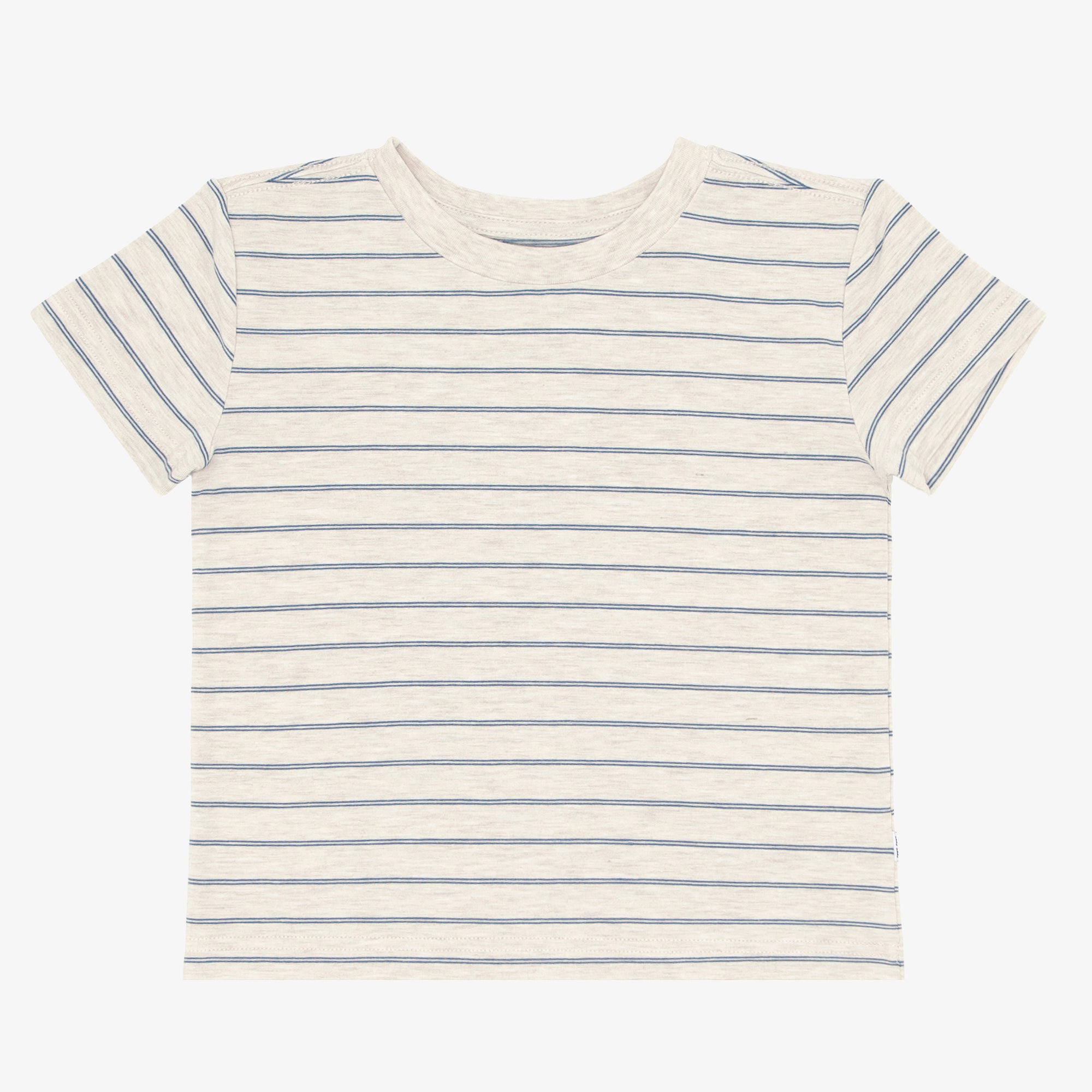 Flat lay image of the Stone Stripe Short-sleeve Relaxed Tee