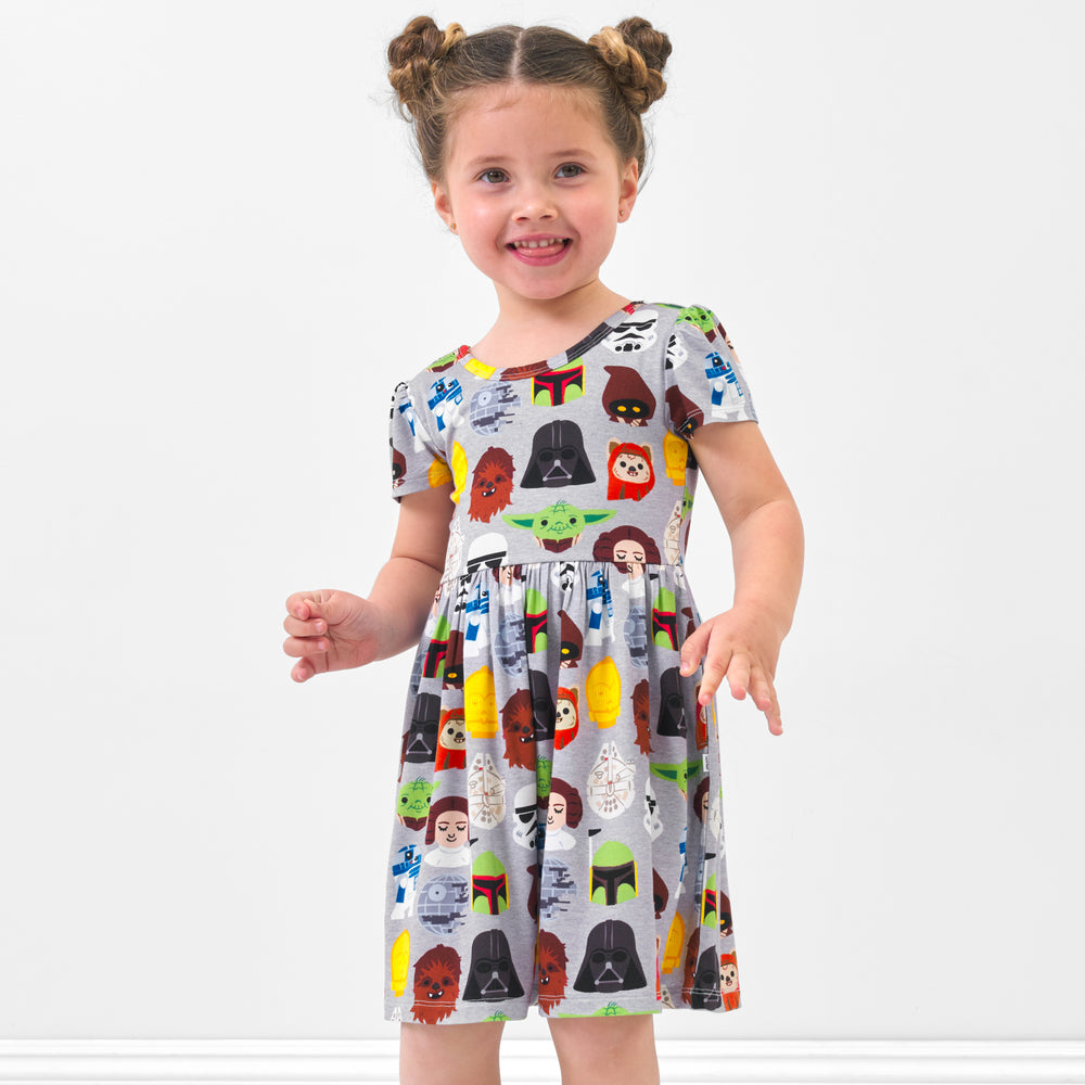 Alternate image of a child wearing a Legends of the Galaxy skater dress