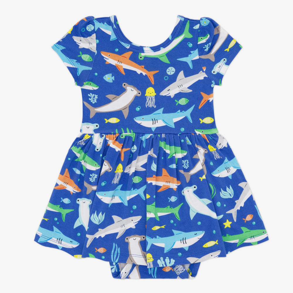 Flat lay image of the Rad Reef Skater Dress with Bodysuit