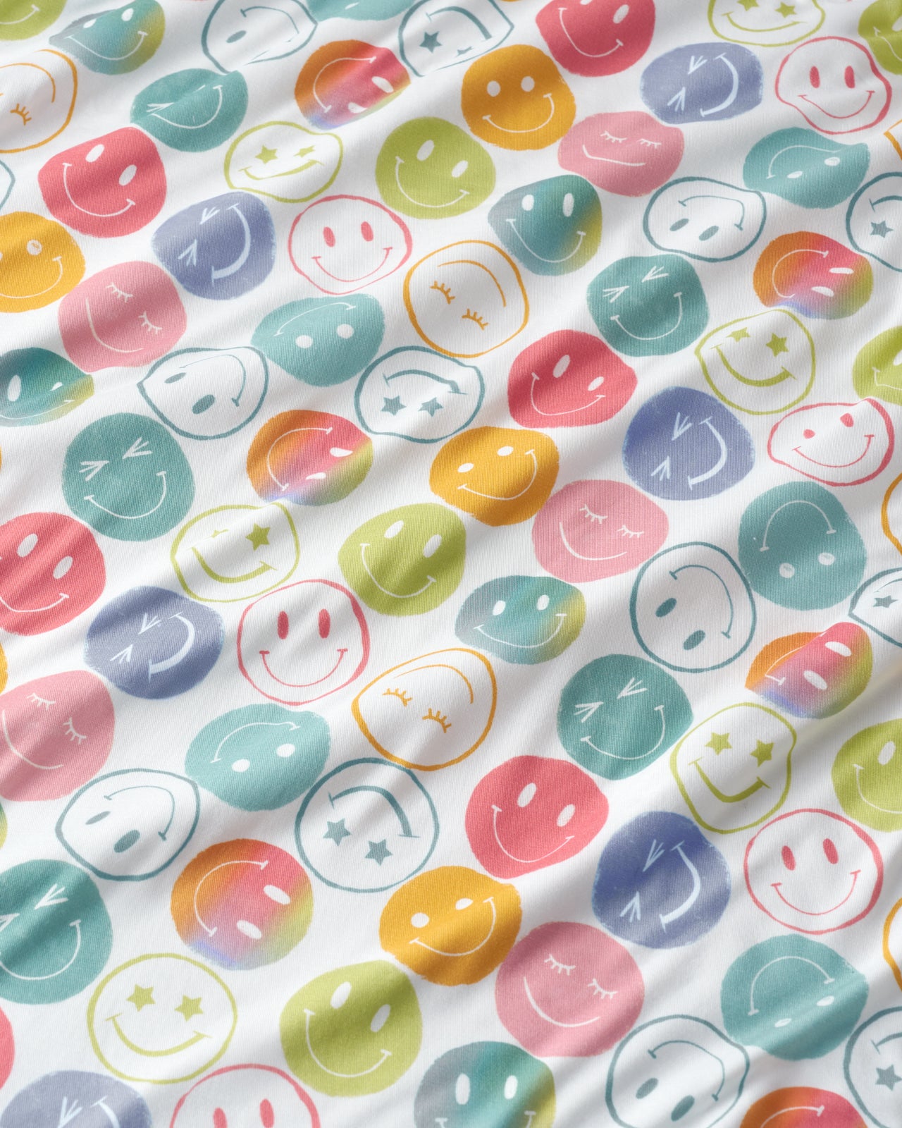 Close up of the Positive Vibes fabric