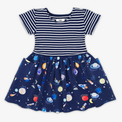 Flat lay image of the Through My Telescope Pocket Dress