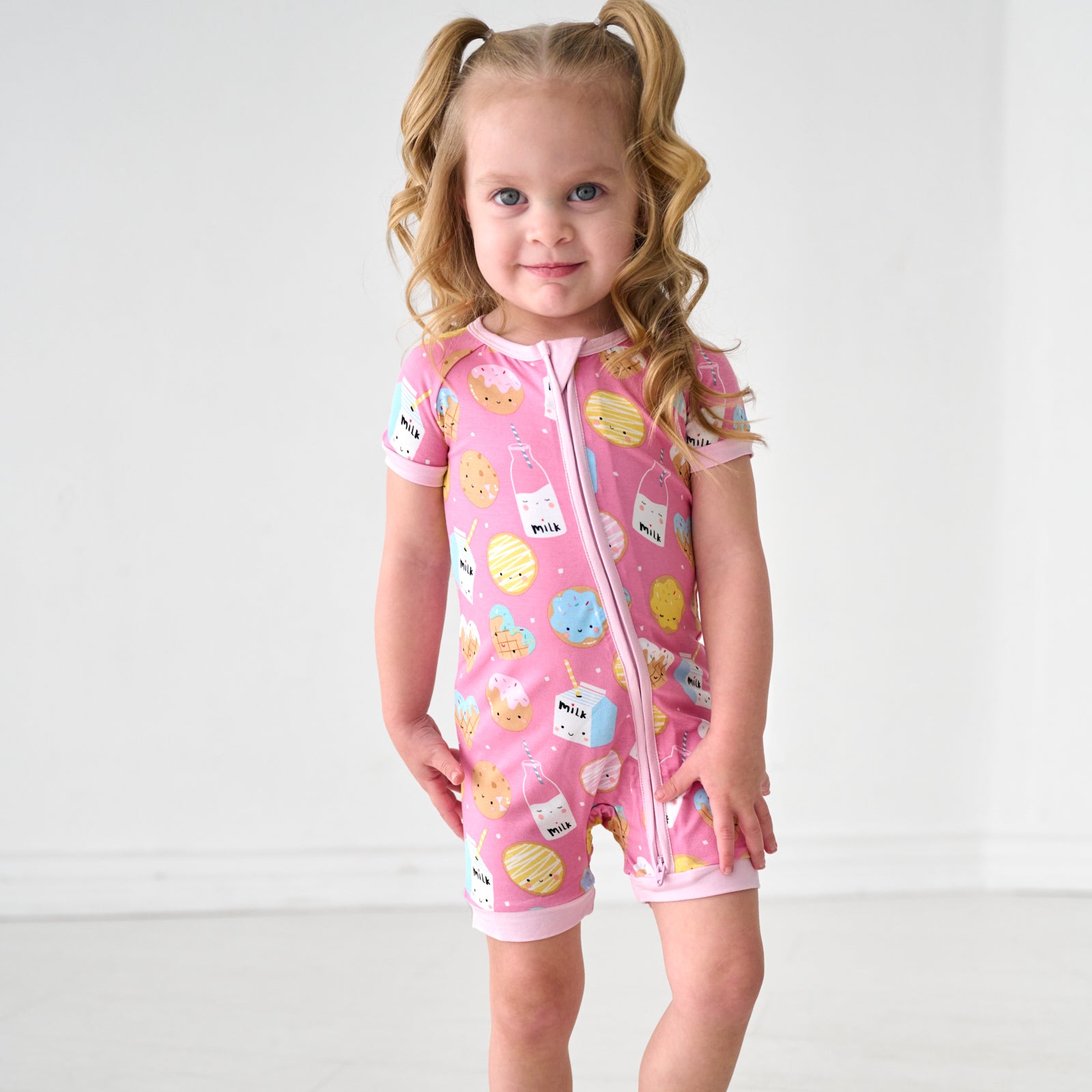 Little popular Sleepies Secret Garden Zip Romper in Preemie