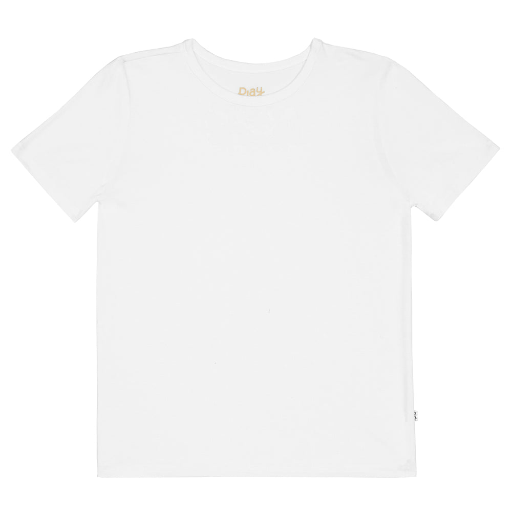 White tee shirt flat